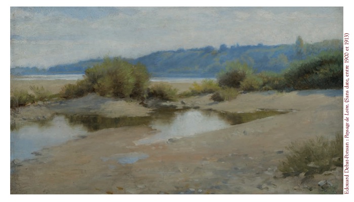 Edouard Debat-Ponsan : Paysage de Loire (entre 1900 et 1913) - © MBA de Tours Edouard Debat-Ponsan : Paysage de Loire (entre 1900 et 1913) - © MBA de Tours