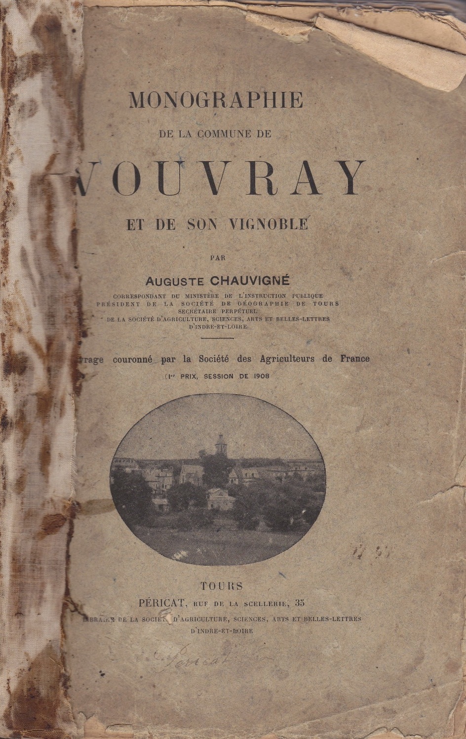 Monographie de Vouvray et de son vignoble
